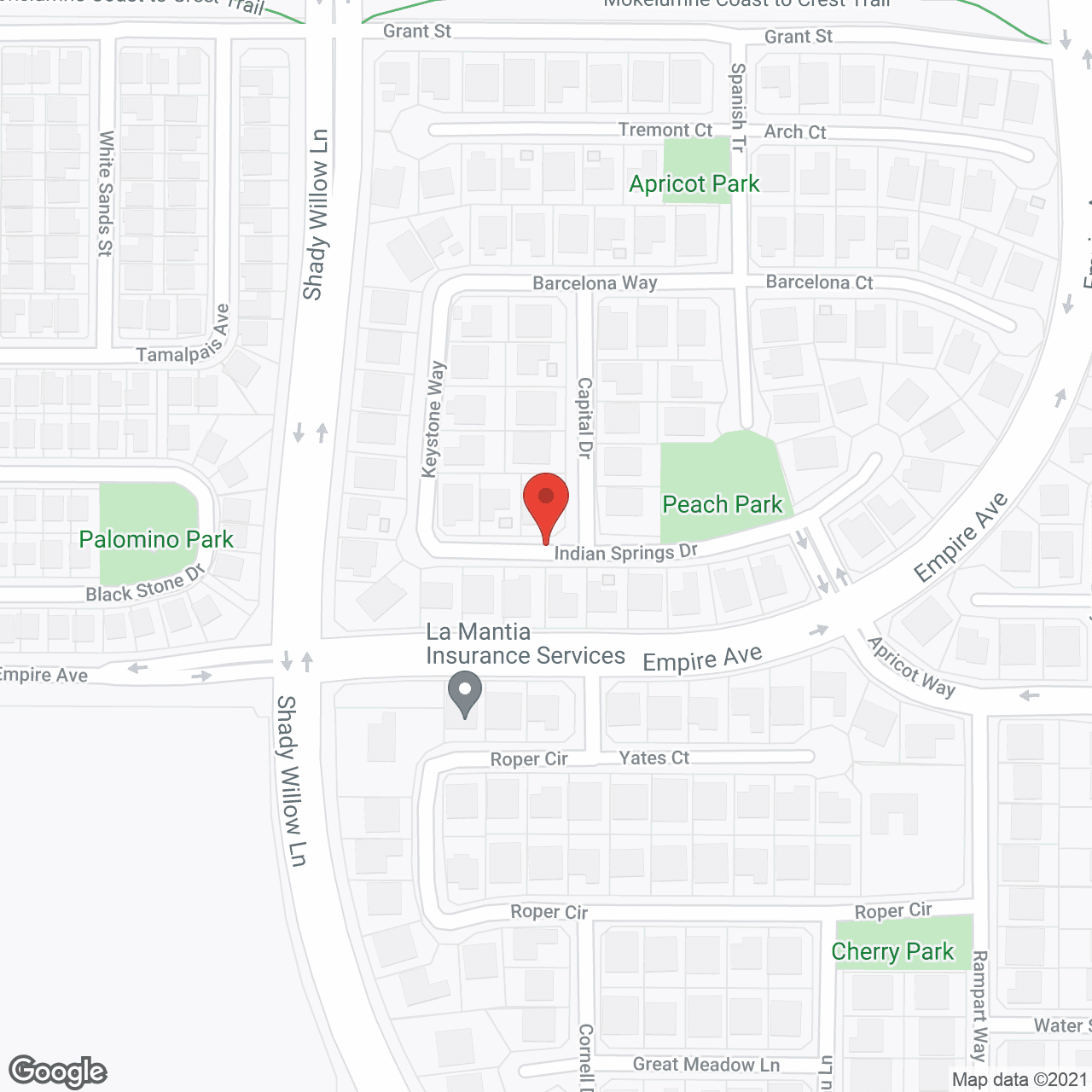 Golden Nest Assisted Living in google map