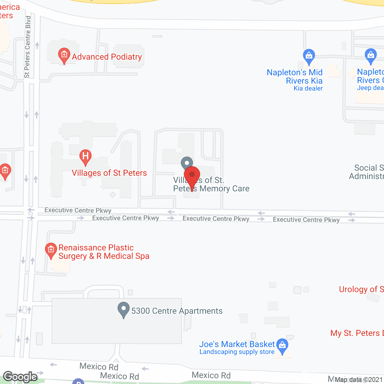 NHC Place Saint Peters Memory Care in google map