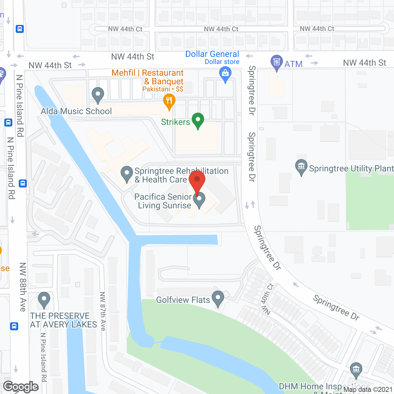 Springtree Senior Living in google map