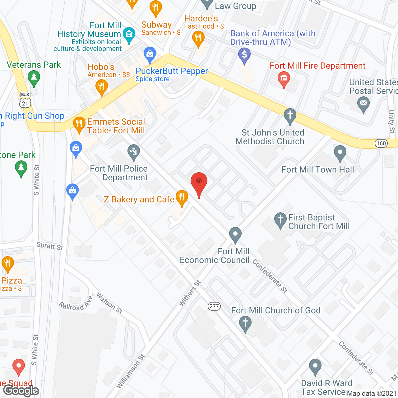 Somerby Baxter Village in google map