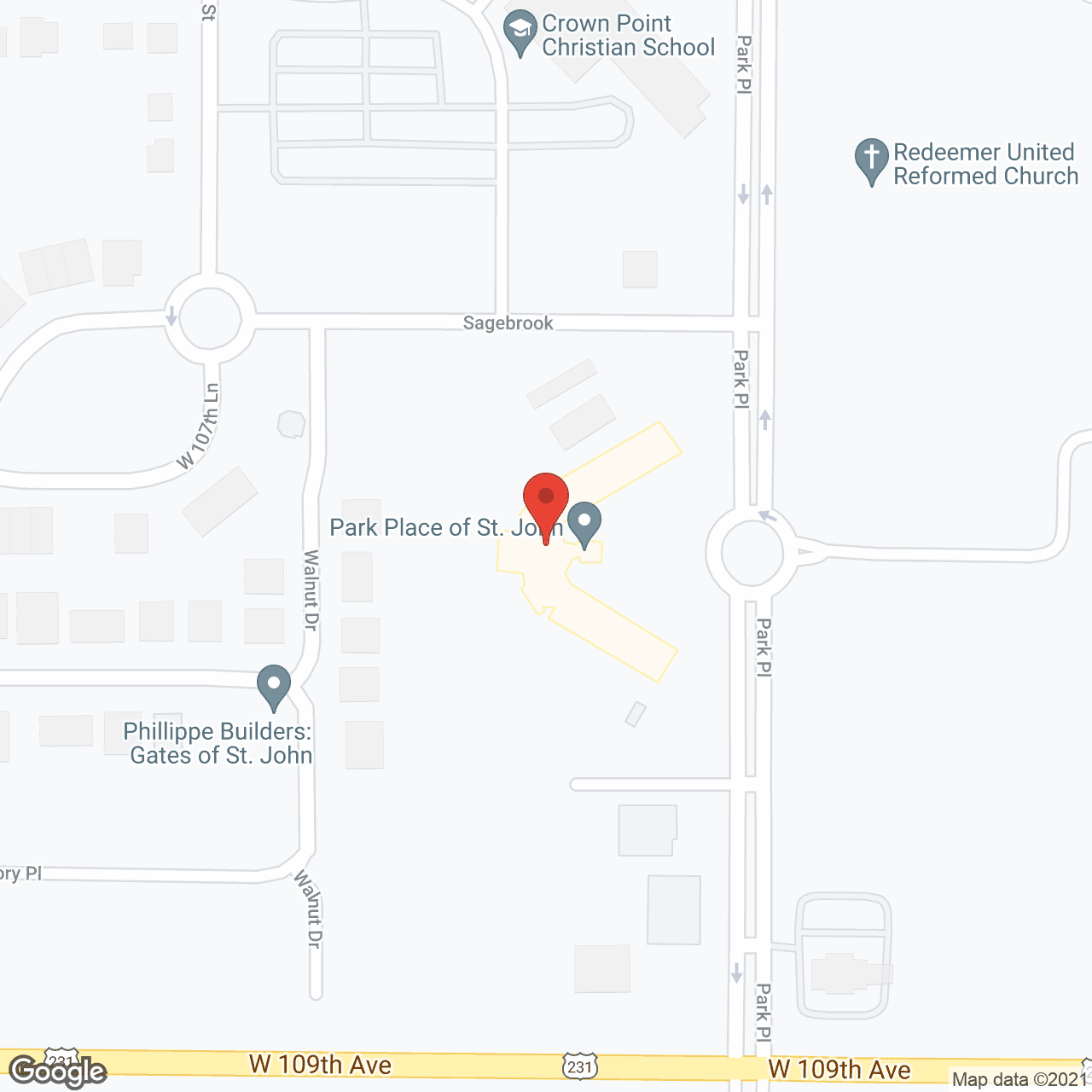 Park Place of St John Assisted Living and Memory Care in google map