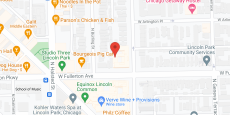 Belmont Village Lincoln Park in google map