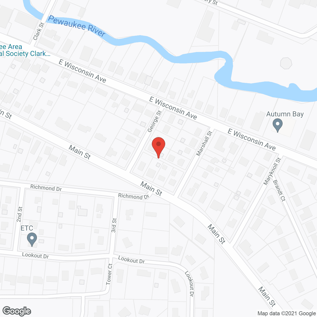 Dimensions Living Pewaukee West in google map