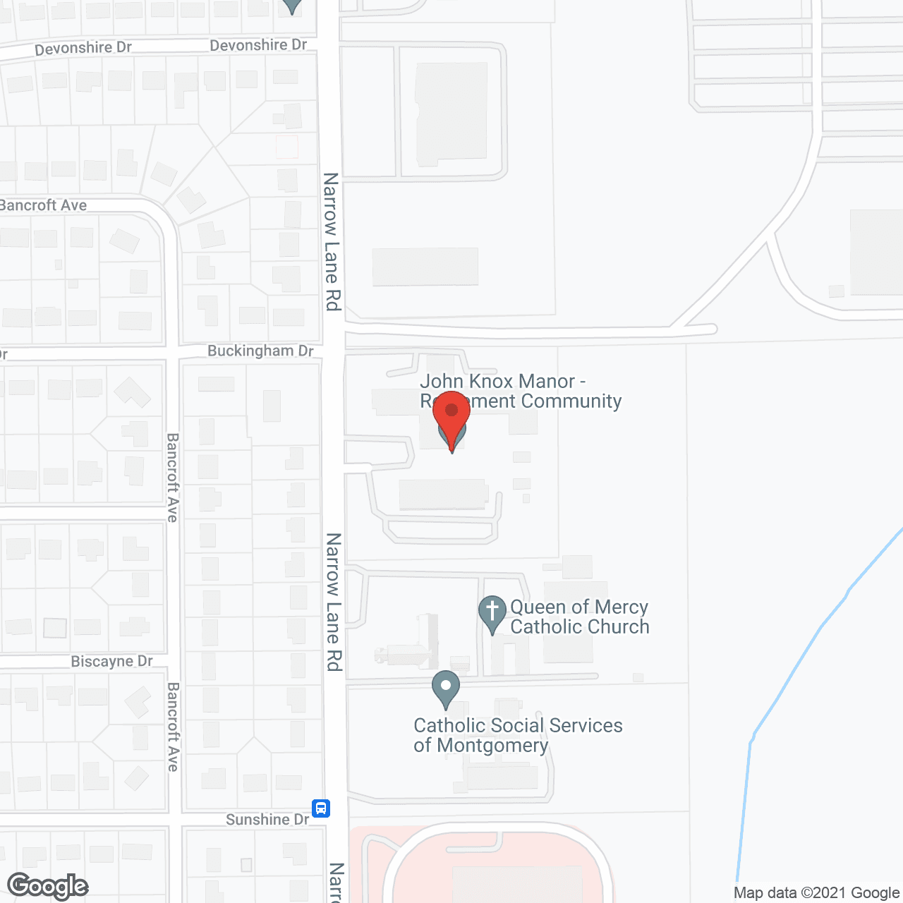 John Knox Manor in google map