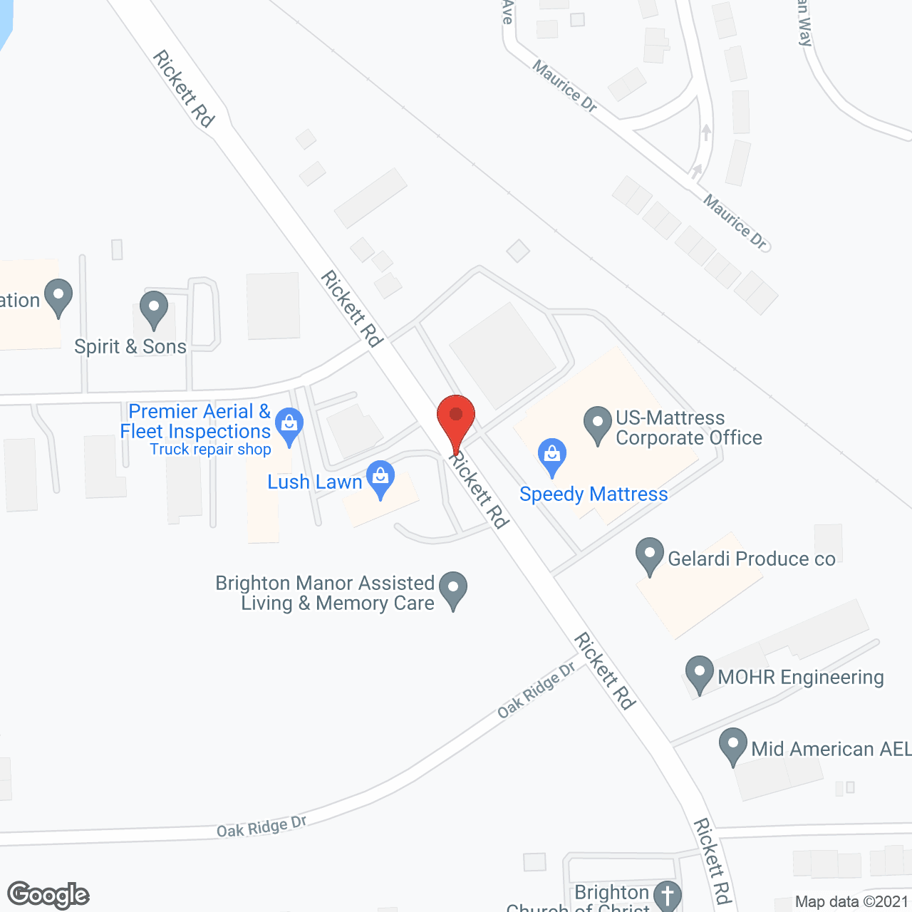 Brighton Comfort Care in google map