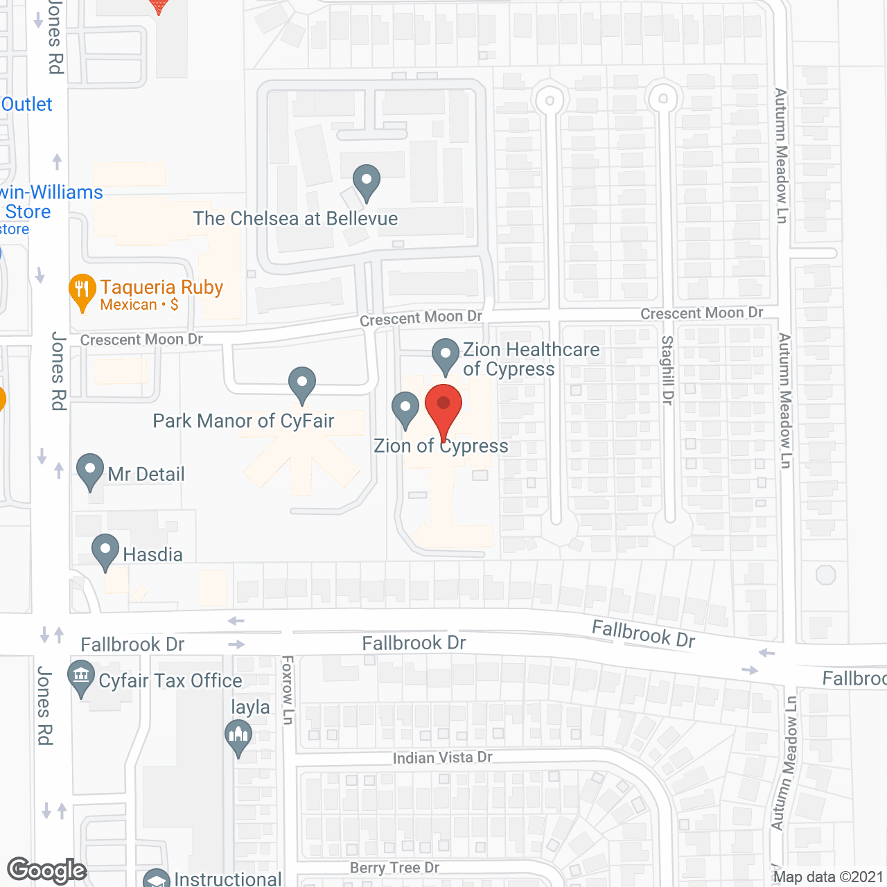 Fallbrook Rehabilitation and Care Center in google map