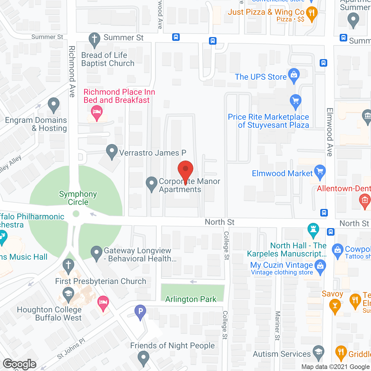 The Residences at 279 North in google map