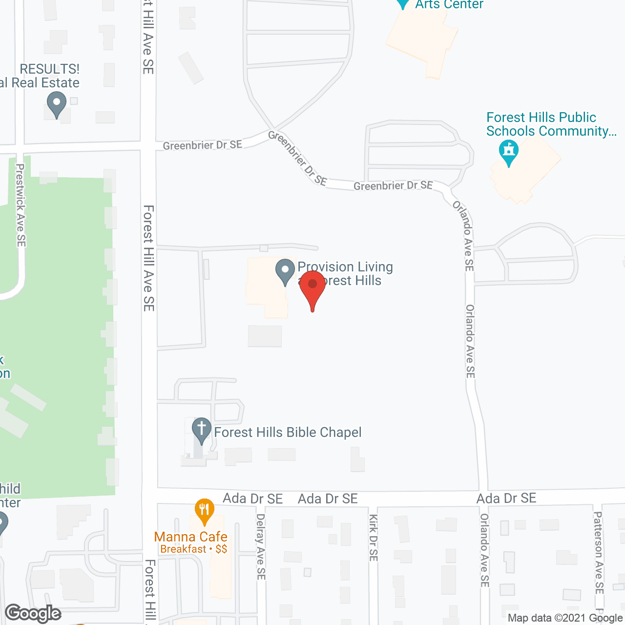 StoryPoint Forest Hills in google map