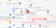 Jewish Center Towers in google map