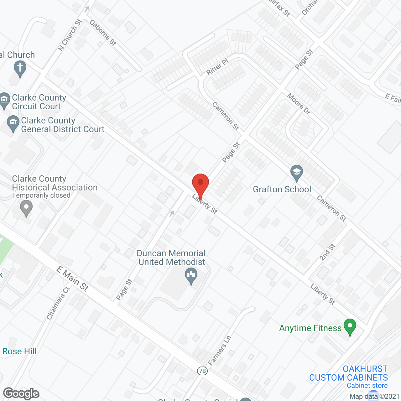 English Meadows Berryville Campus in google map