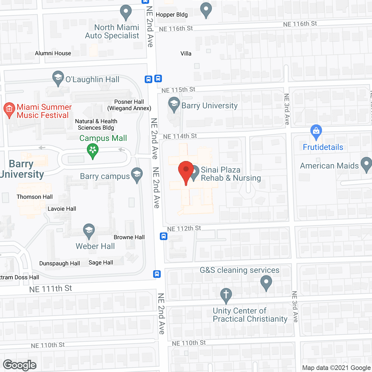 Sinai Plaza Nursing and Rehabilitation in google map