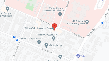 Menlo Oaks in google map