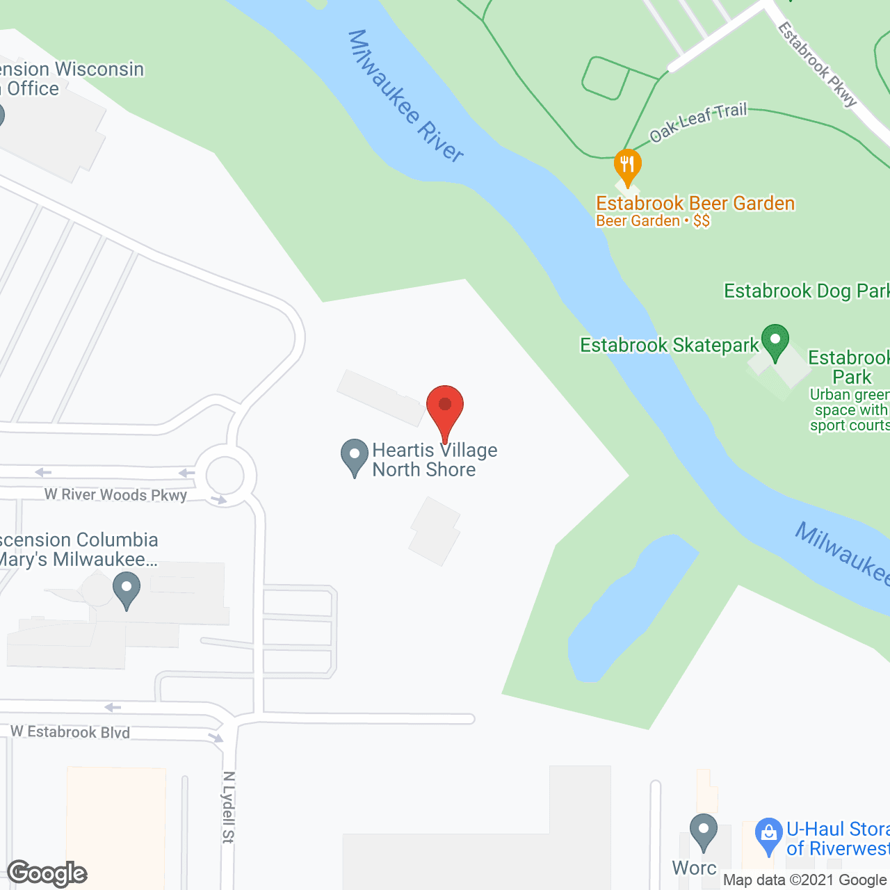 Discovery Commons North Shore in google map