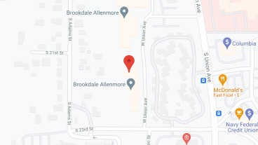 Brookdale Allenmore AL in google map
