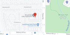 Brookdale Lake Highlands in google map