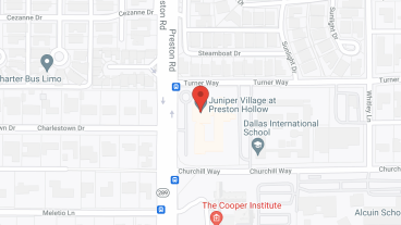 Juniper Village at Preston Hollow in google map
