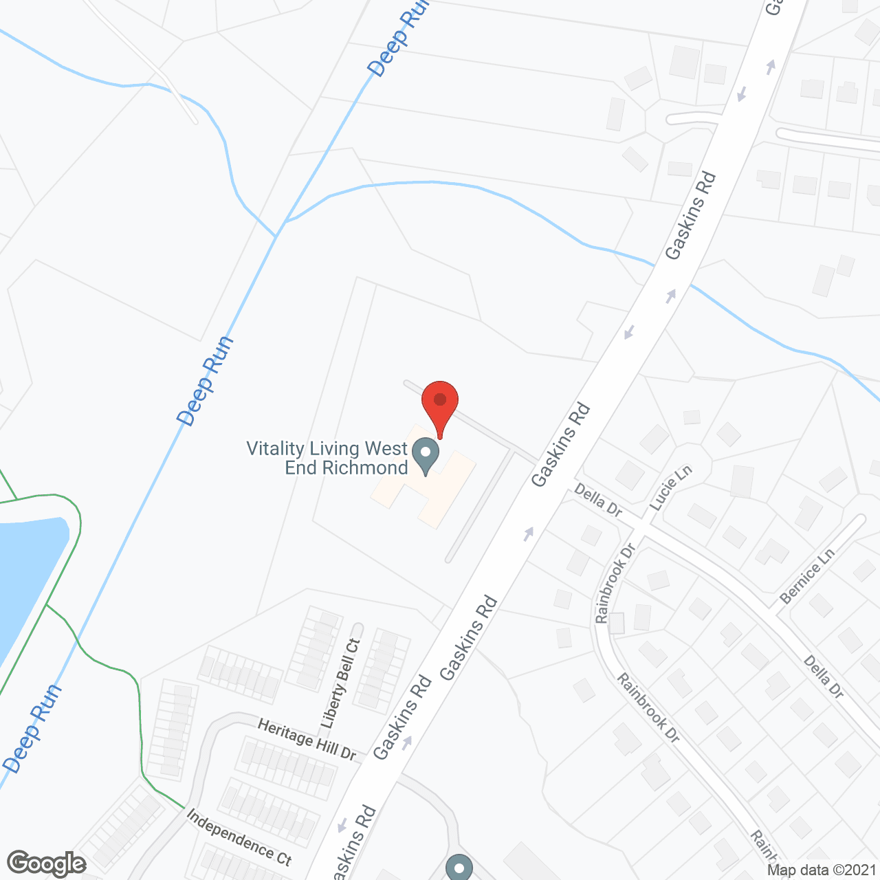 The Berkeley at Short Pump in google map