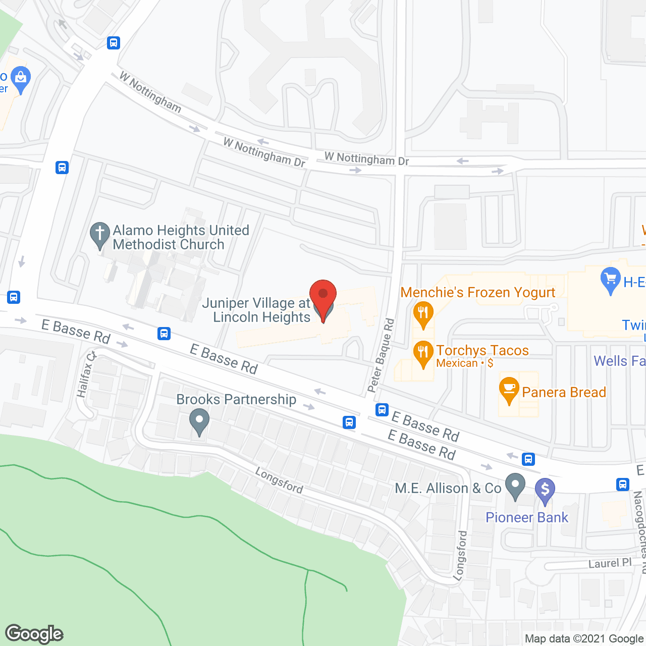 Sage Park San Antonio in google map