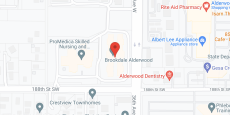 Brookdale Alderwood in google map