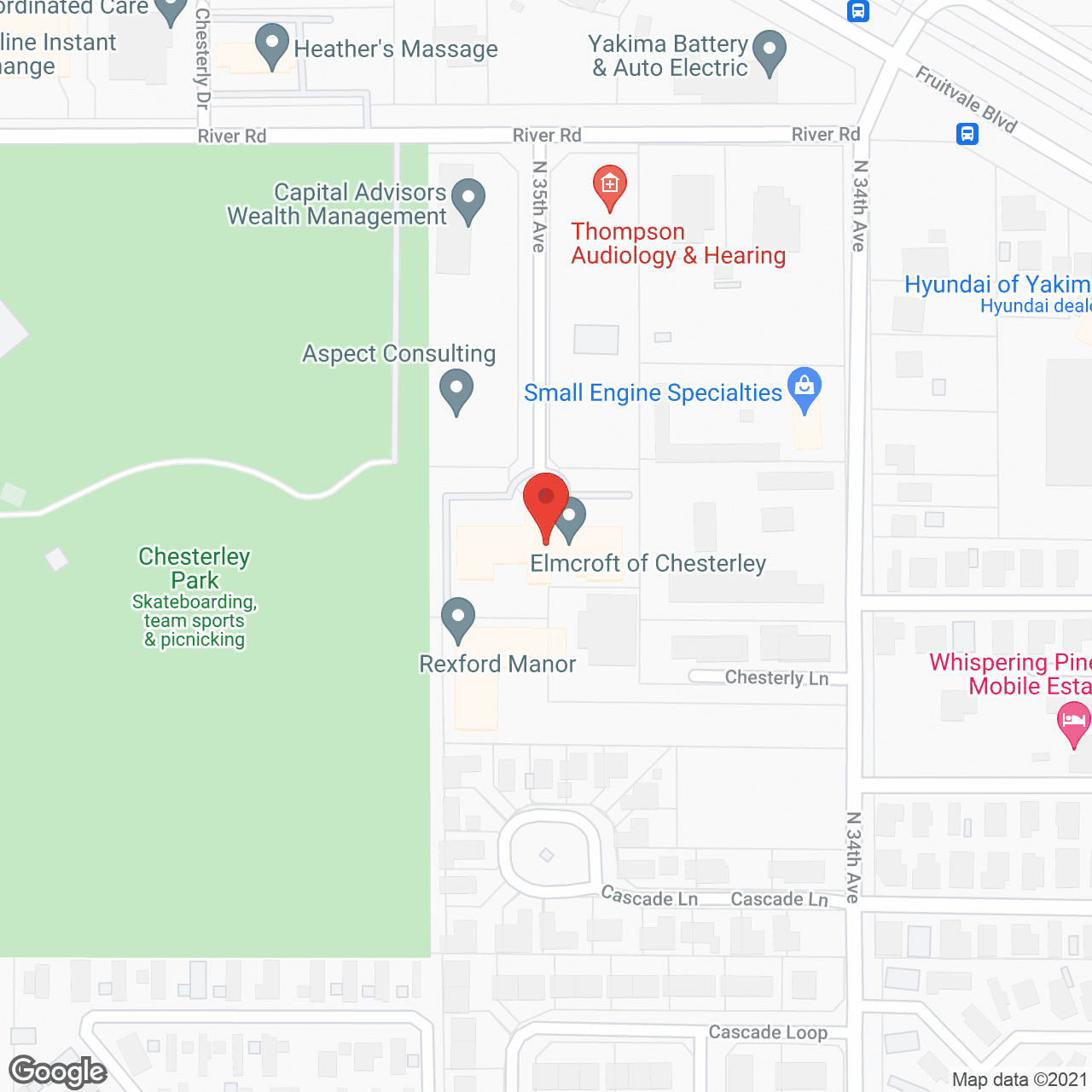 Rexford Park in google map