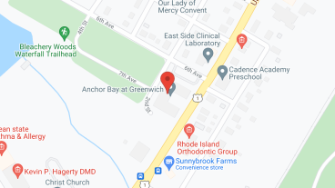 Anchor Bay at East Greenwich in google map