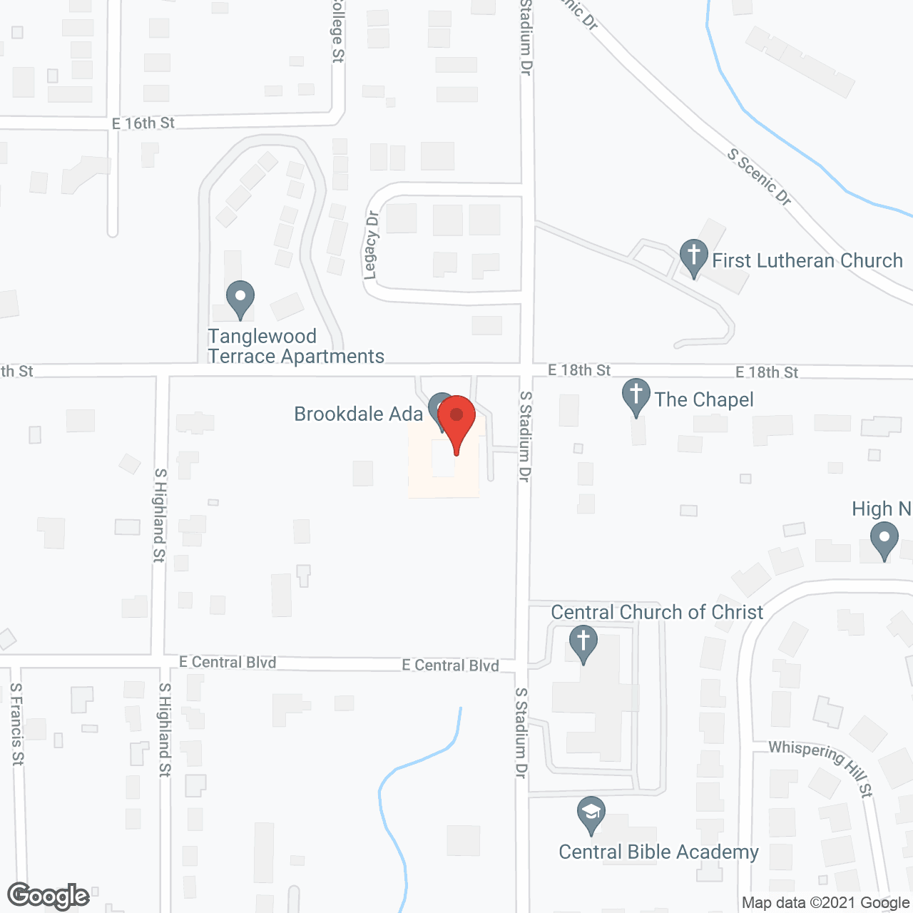 Kyrie Assisted Living in google map