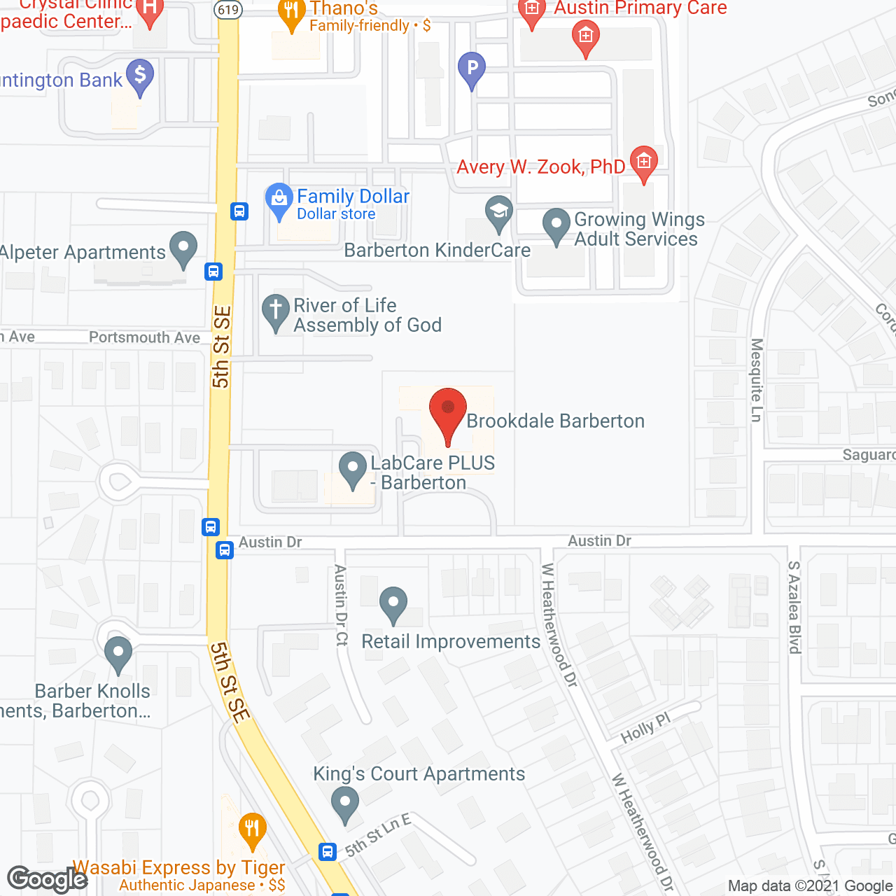 Barberton Pointe Senior Living in google map