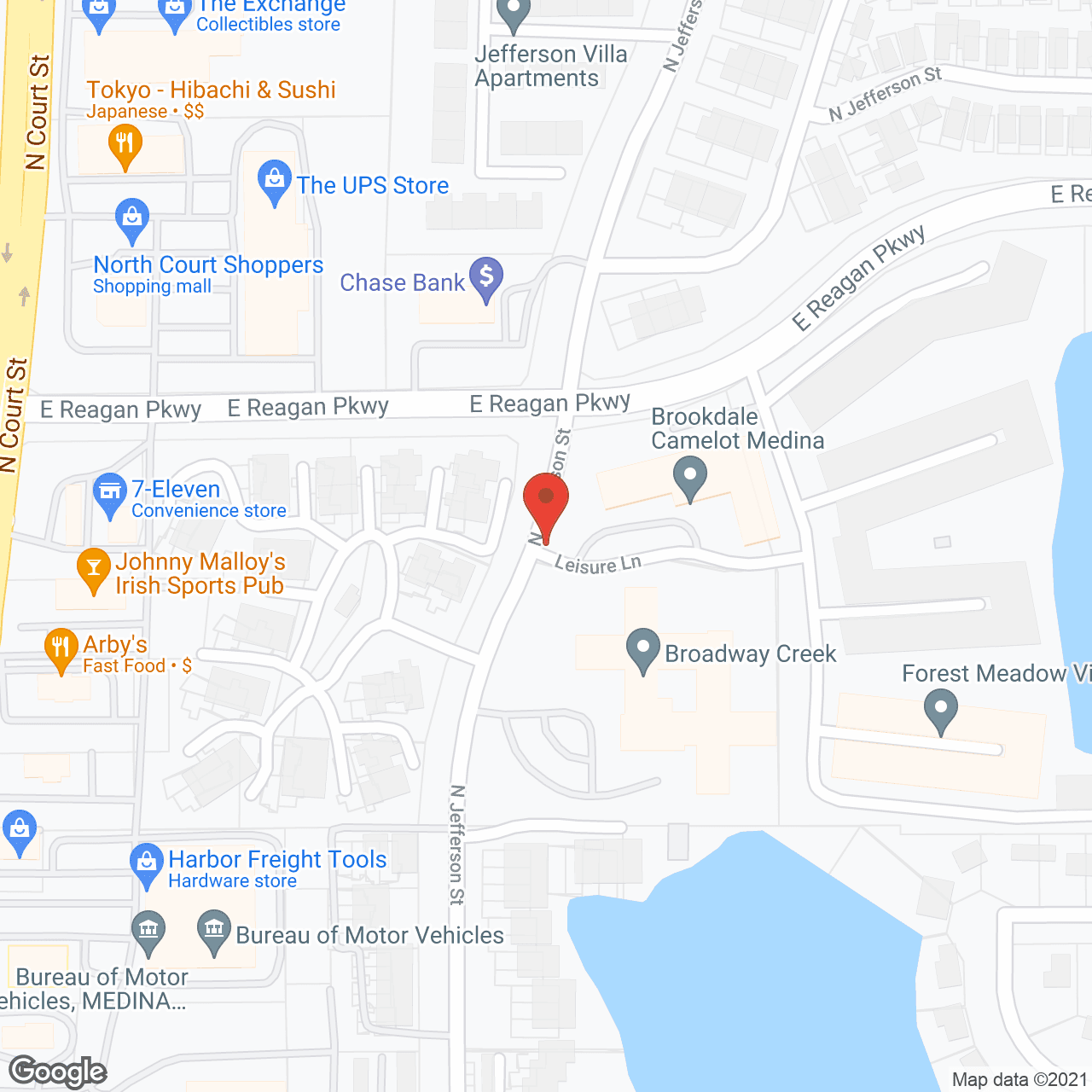 Medina Pointe Senior Living in google map