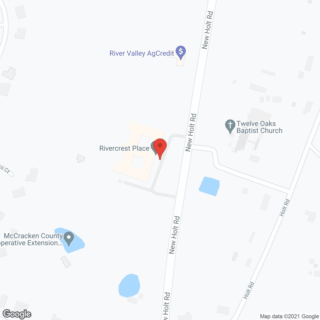 Rivercrest Place Assisted Living in google map