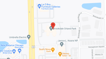 Brookdale Orland Park in google map