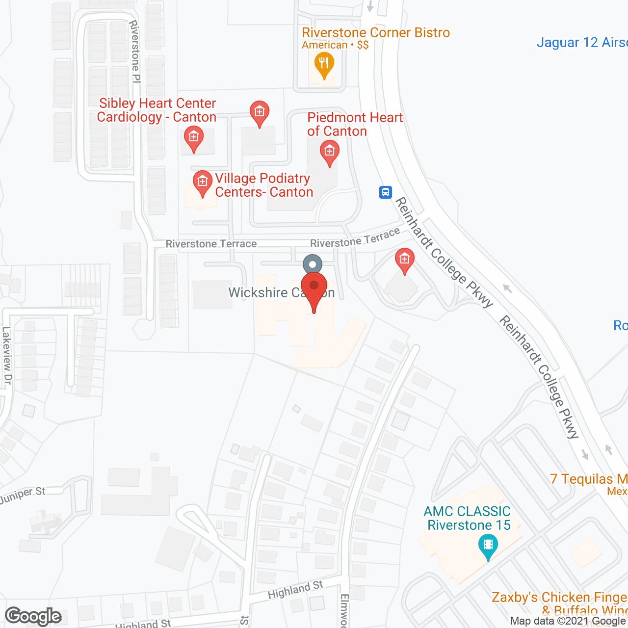 Chapters of Canton in google map