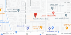Brookdale Palma Sola in google map