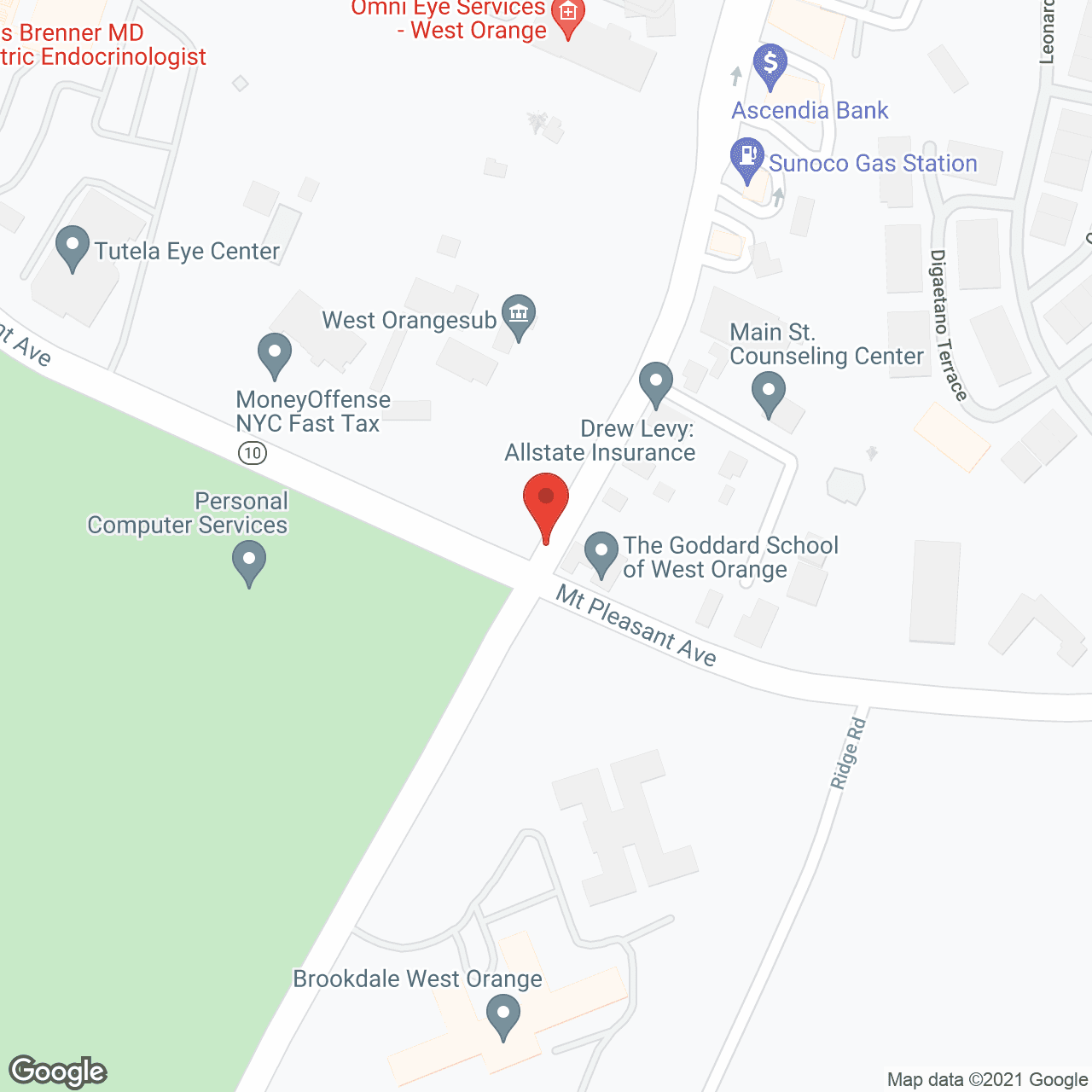 Arden Courts West Orange, A Memory Care Community in google map