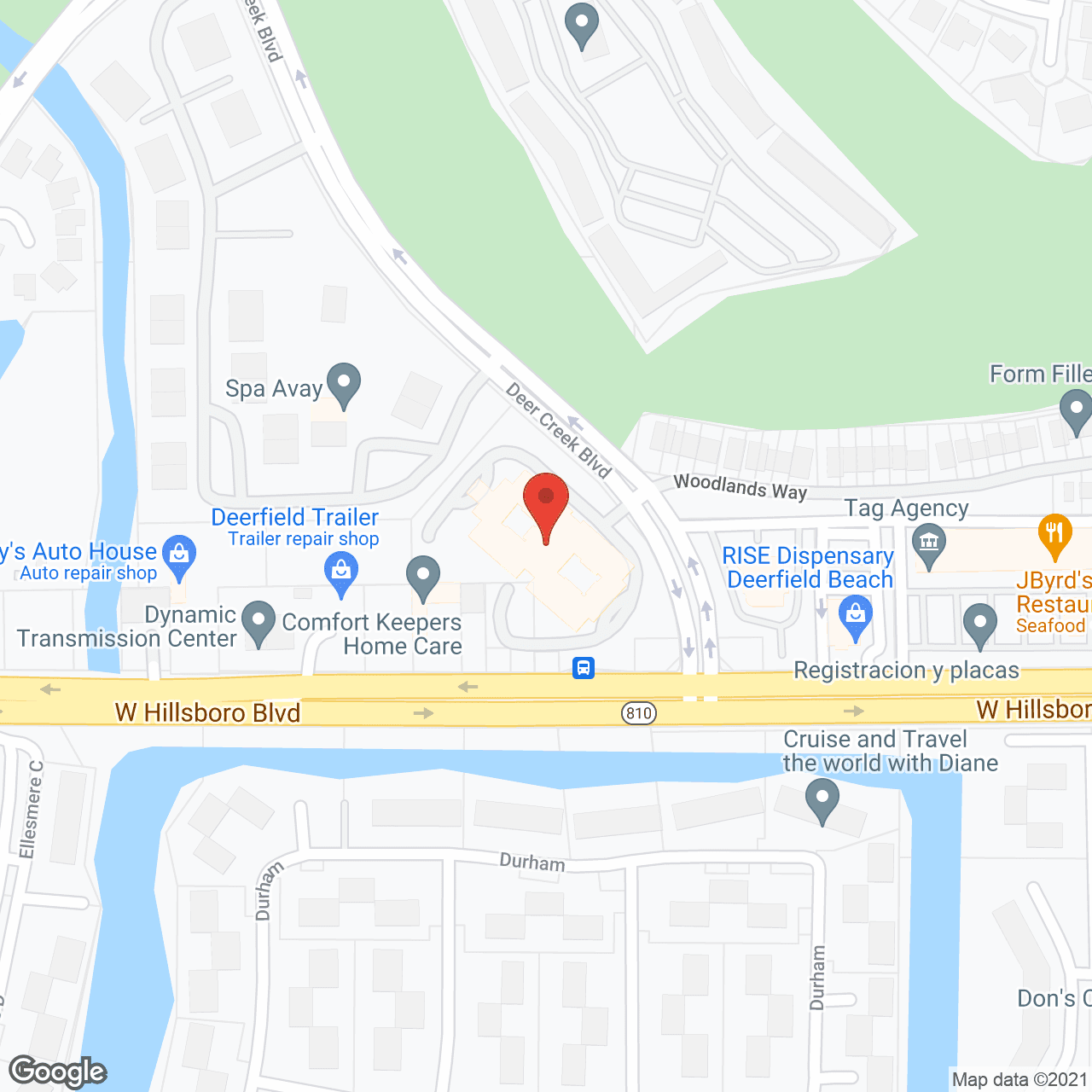 Celebration Villa of Deer Creek in google map