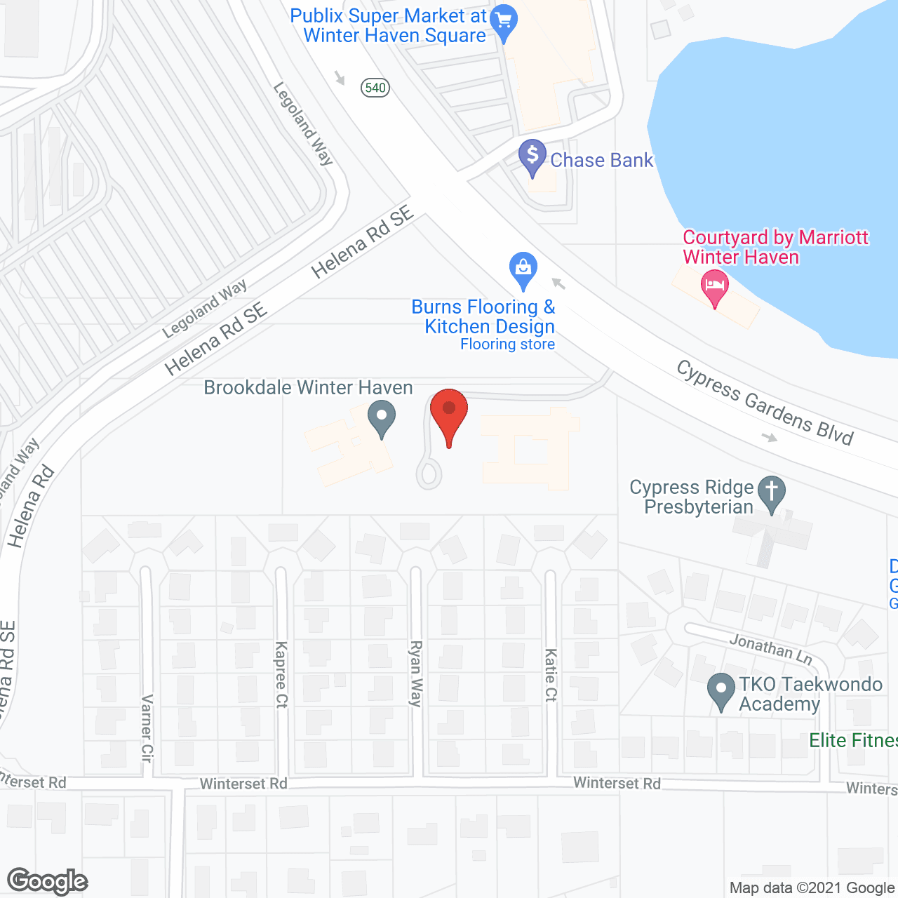 Celebration Villa of Winter Haven Memory Care in google map
