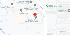 Solstice at Grapevine in google map