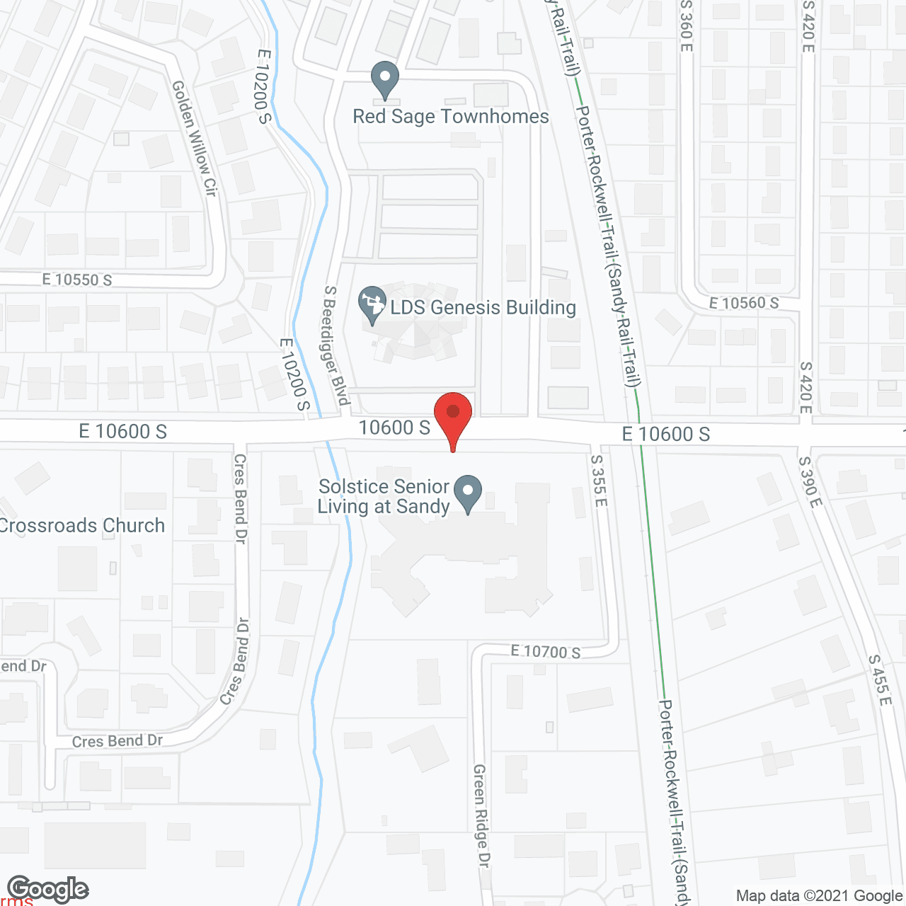 Solstice at Sandy in google map