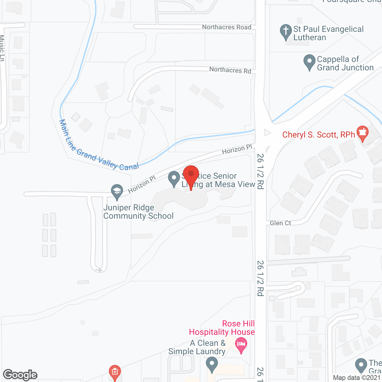 Solstice Senior Living at Mesa View in google map