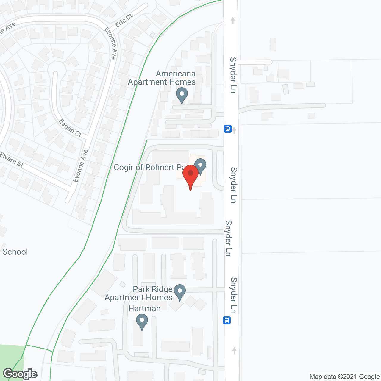 Cogir of Rohnert Park Senior Living in google map