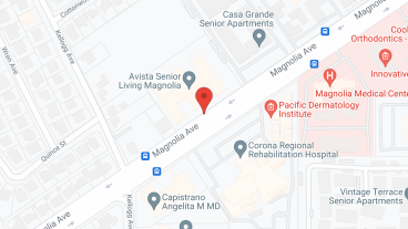 Vista Corona Senior Living in google map