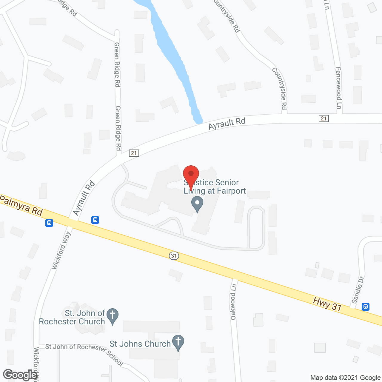 Solstice at Fairport in google map