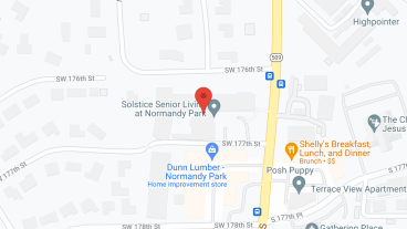 Solstice at Normandy Park in google map