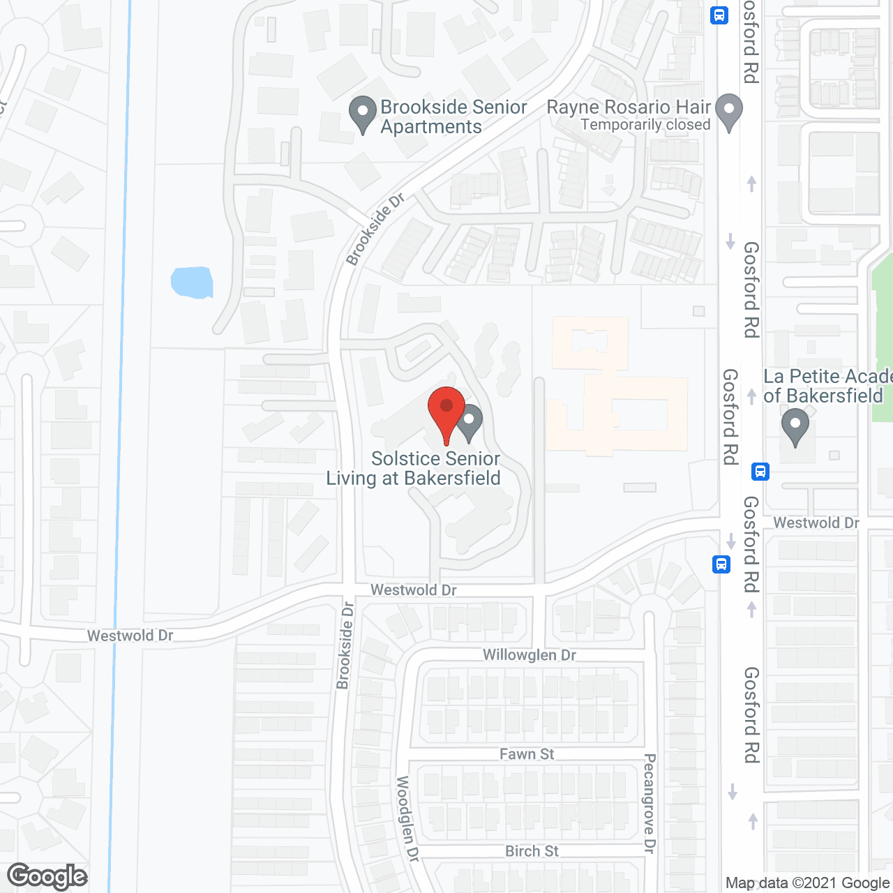 Solstice at Bakersfield in google map