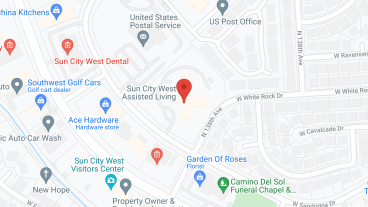 Sun City West Assisted Living in google map