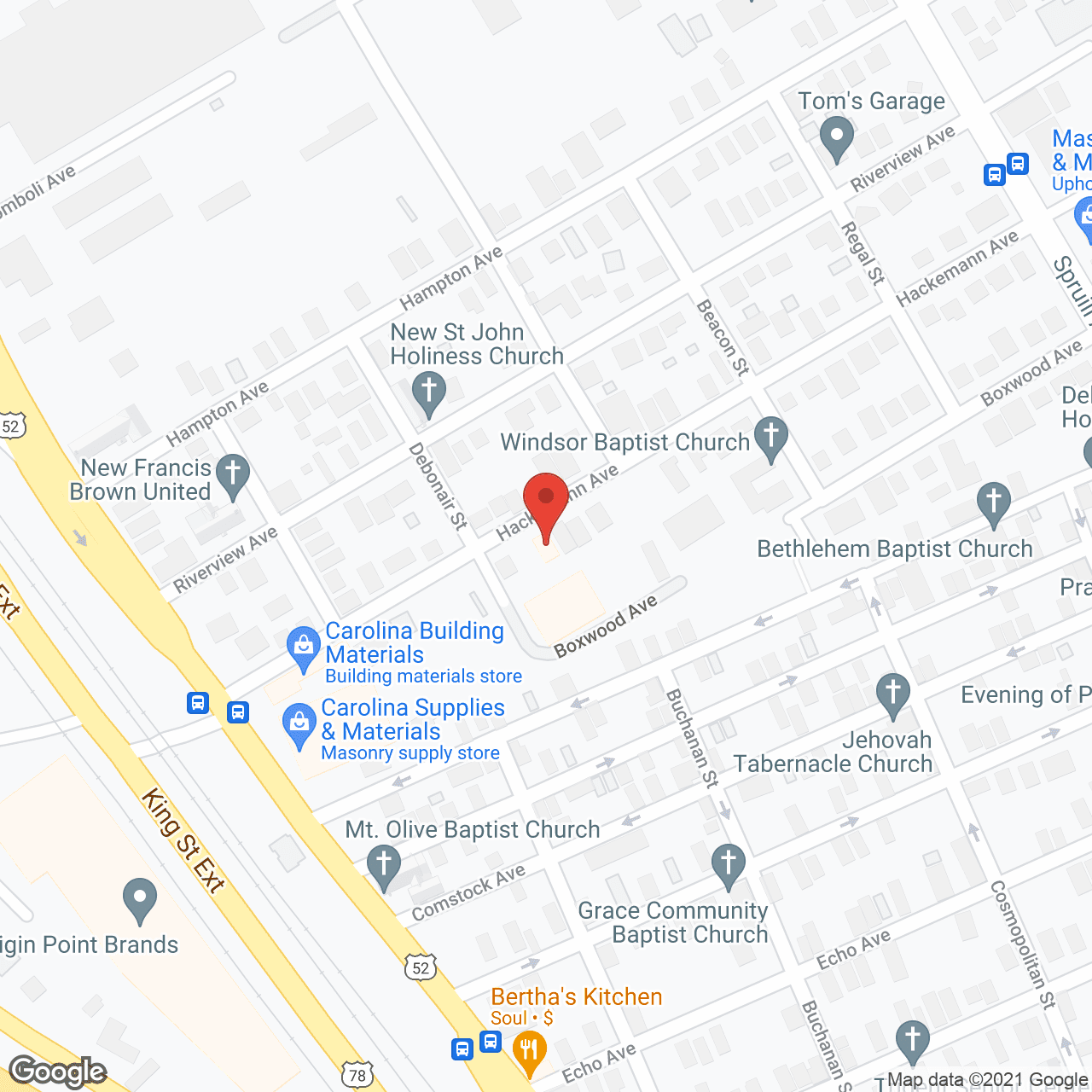 Presidential Community Care in google map