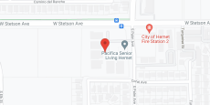 Cottages at Hemet in google map