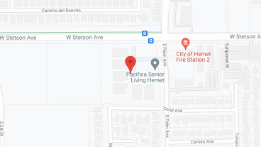 Cottages at Hemet in google map