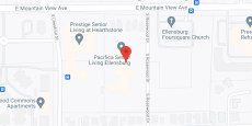Ellensburg Senior Living in google map