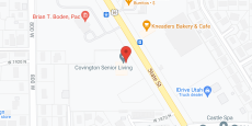 Covington Senior Living Orem in google map
