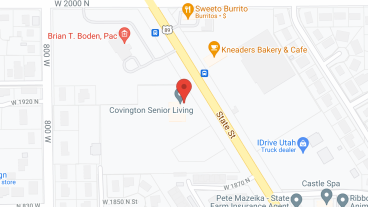 Covington Senior Living Orem in google map